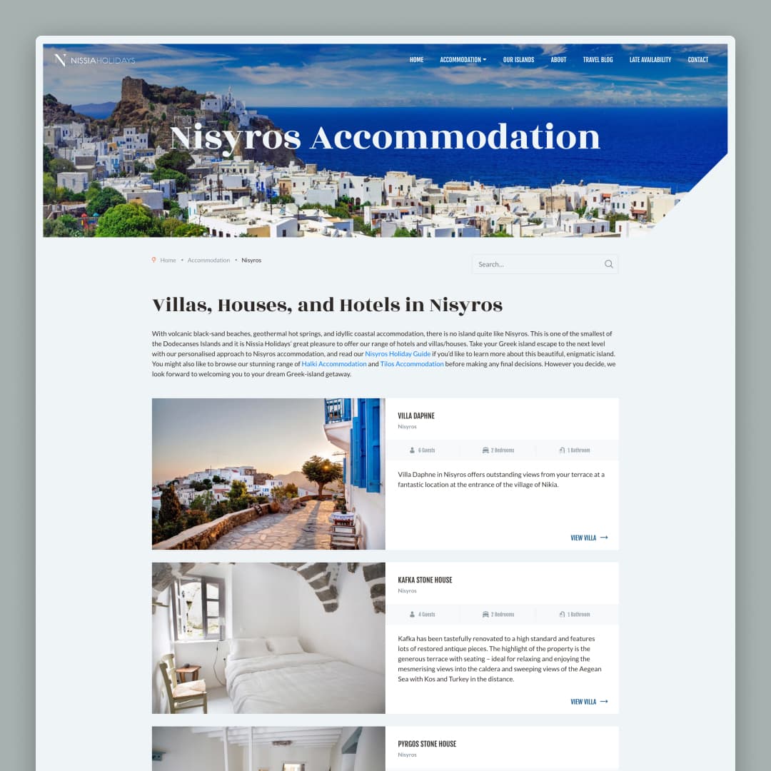 Nissia Holidays screenshot 2