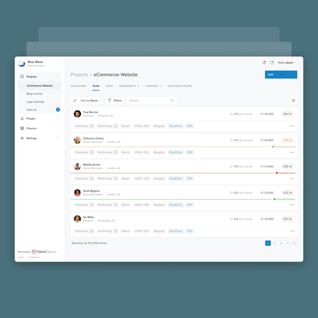 TalentDesk screenshot 2